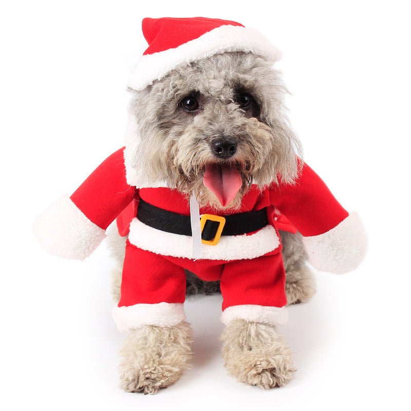 Pet Christmas Decoration Standing Costume Costume - WellFurr