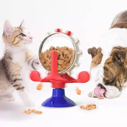 Cat windmill toy Amazon hair rubr light rotating scratching spring human cat toy cat turntable toy