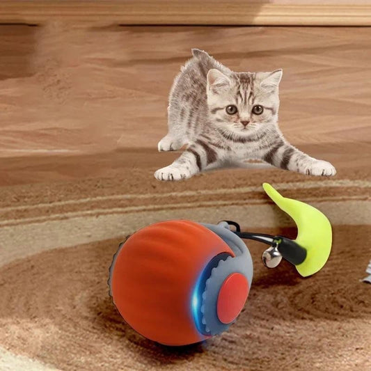 Automatic Cat Toy Ball - Interactive Smart Spinner - WellFurr