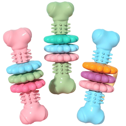 Dog Chew Teeth Cleaning Bone Toy - WellFurr