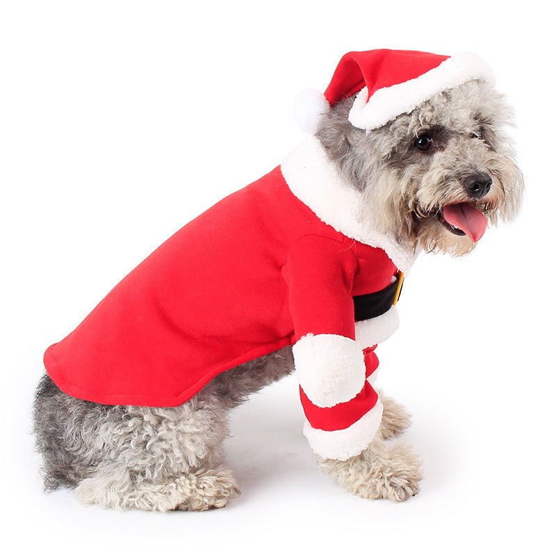 Pet Christmas Decoration Standing Costume Costume - WellFurr