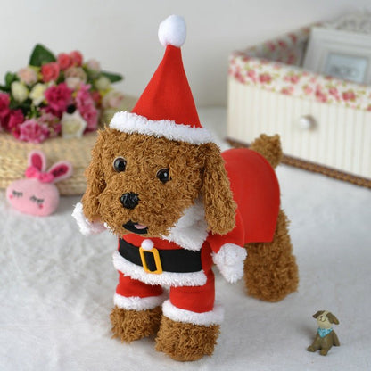 Pet Christmas Decoration Standing Costume Costume - WellFurr