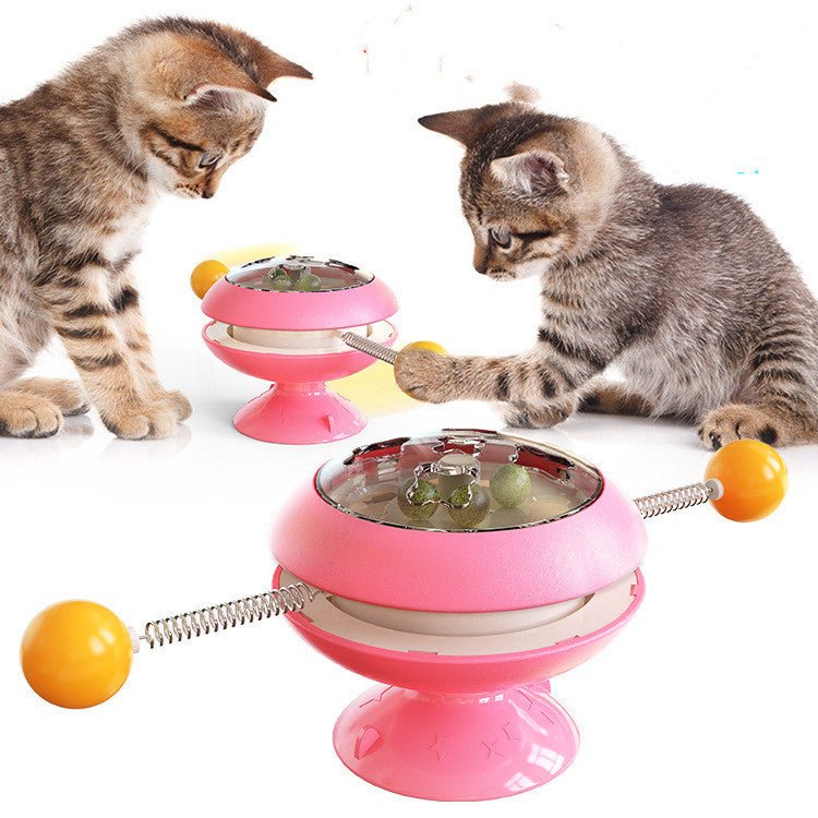 Rotatable Cat Interactive Training Toy - WellFurr