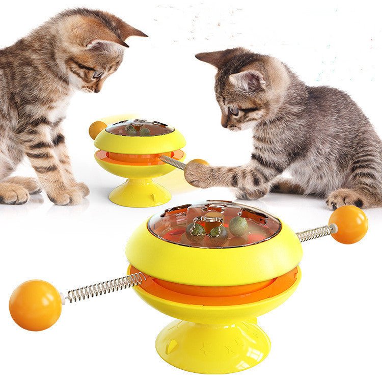 Rotatable Cat Interactive Training Toy - WellFurr