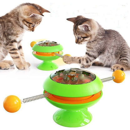 Rotatable Cat Interactive Training Toy - WellFurr