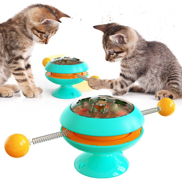 Rotatable Cat Interactive Training Toy - WellFurr