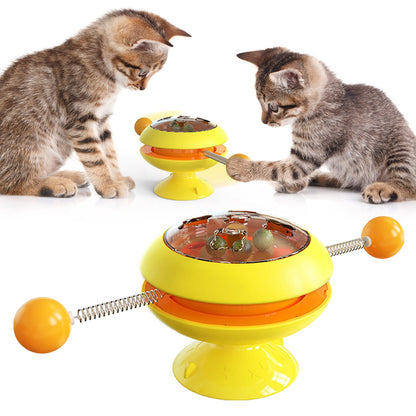 Rotatable Cat Interactive Training Toy - WellFurr